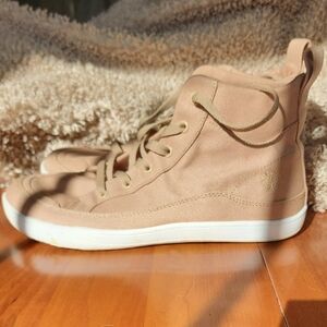 Rutsu Barefoot Casual Tan High-Top Sneakers Size 9 Womens